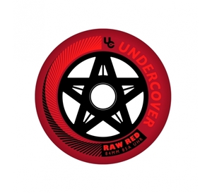 Undercover Wheels Raw 84 Red 84mm 85A 4-Pack