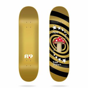 Flip Skateboard Deck Penny Mushroom Gold 8.25