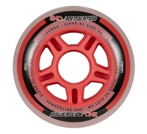 Powerslide Wheels One 76mm with Bearings/Spacer 8-Pack