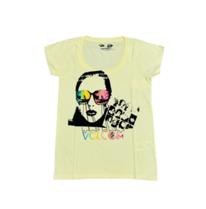 Volcom Girls T-shirt Sun Crashes yellow