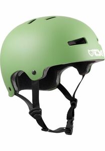 TSG Helm Evolution Solid Colors Satin fatigue green