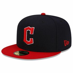 New Era Cap 59-Fifty Cleveland Guardians On Field Home Navy/Red
