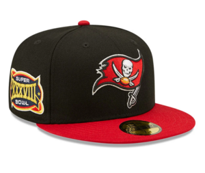 New Era 59-Fifty Tampa Bay Buccaneers NFL Side Patch Black