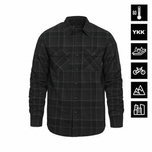 Horsefeathers Insulated Shirt Dough anthracite 