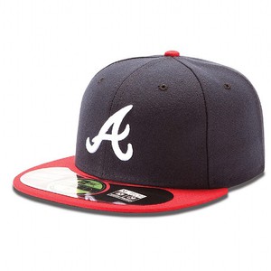 New Era Cap 59-Fifty Atlanta Braves Authentic navy/red