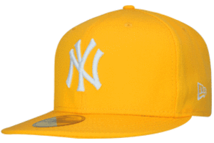 New Era Cap 59-Fifty New York Basic yellow/white