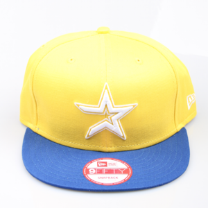 New Era Cap 9-Fifty Snapback Houston Cotton Block 2 yellow/blue