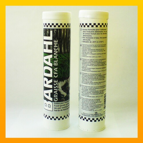 BARDAHL Graisse CFA Blanche 2-400 g Kartusche - EP-Fett f�r die Lebensmittelindustrie