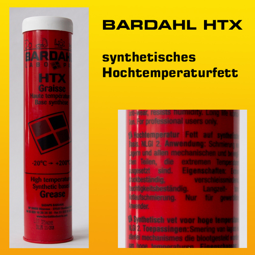 BARDAHL HTX Hochtemperaturfett - Kartusche � 400 g