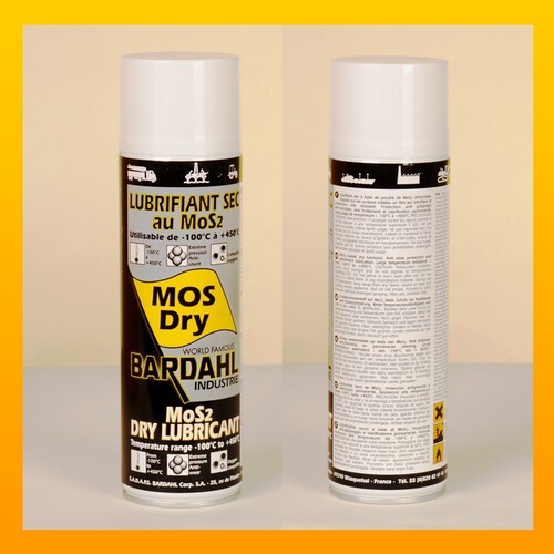BARDAHL MoS Dry - Trockenschmierstoff mit MoS2 - 400 ml Spray