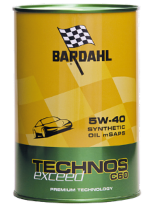 BARDAHL TECHNOS C60 Motor Oil 5W-40 exceed  - 1 Liter-Dose
