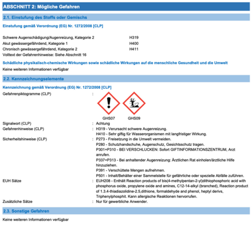BARDAHL Special Haft- und Kettenschmierstoff - 20 Liter Kanister