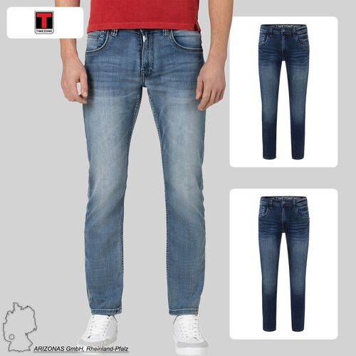 Herren Jeans Hose Denim Pants Stone Wash