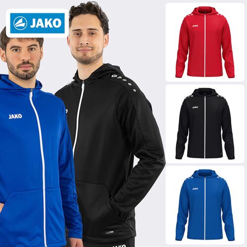 Jako Trainingsjacke Kapuze Frontrei�verschluss Brustlogo Langarm