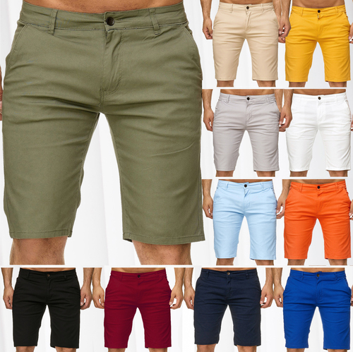 Chino Capri Freizeitshorts Kurze Bermuda Sommer Hose Fredy & Roy