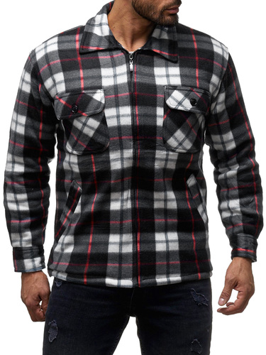 Arbeitshemd Herren Thermohemd Jacke Herren Holzfällerhemd