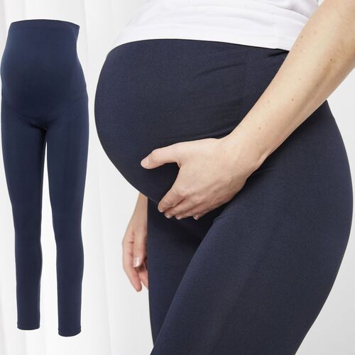 Komfort Umstands Hose Bauch Yoga Leggings f�r Schwangere Nahtlos