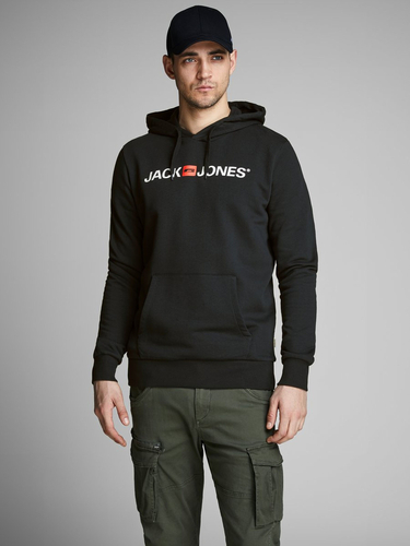 JACK & JONES Herren CORP LOGO SWEAT HOOD Basic Sweatshirt 