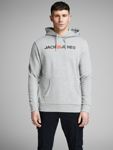 JACK & JONES Herren CORP LOGO SWEAT HOOD Basic Sweatshirt 