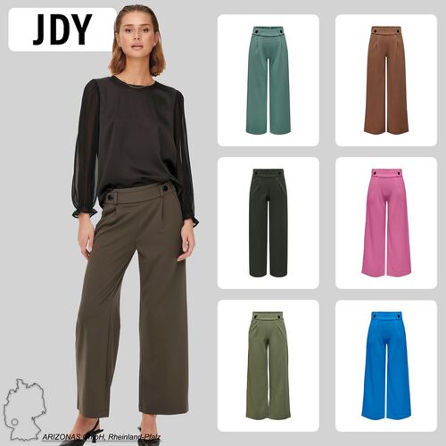 JDY Damen Marlene Culotte Hose Weite JDYGEGGO Flare Long Pants