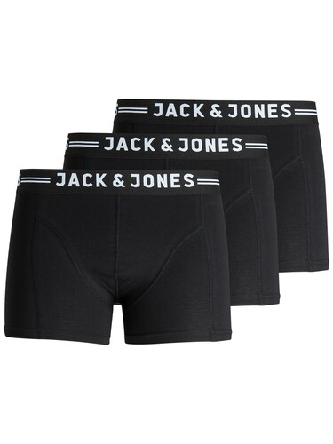 Jack & Jones Herren J&J Trunks Boxershorts 3er Pack Stretch Unterhose 