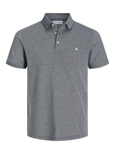 Jack & Jones Polo Shirt Kurzarm Uni Hemd JJEPAULOS Pique Baumwolle 