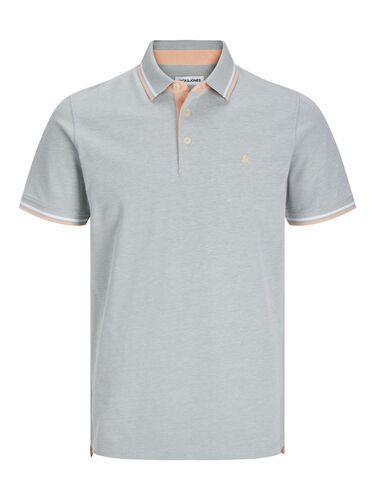 Jack & Jones Polo Shirt Kurzarm Uni Hemd JJEPAULOS Pique Baumwolle 