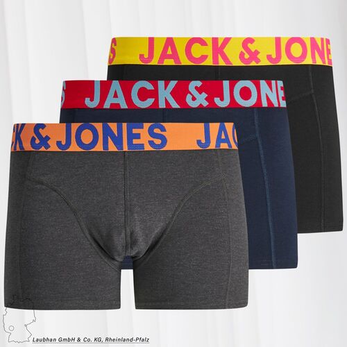 Jack & Jones Herren J&J JACCRAZY Boxershorts 3er Pack Stretch Unterhose