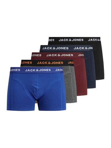 Herren Jack & Jones Boxershorts 5er Pack Trunks Stretch Unterhose JACHUEY 