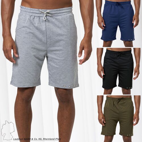 Herren Jogging Shorts Kurze Sport Trainingshose mit Taschen