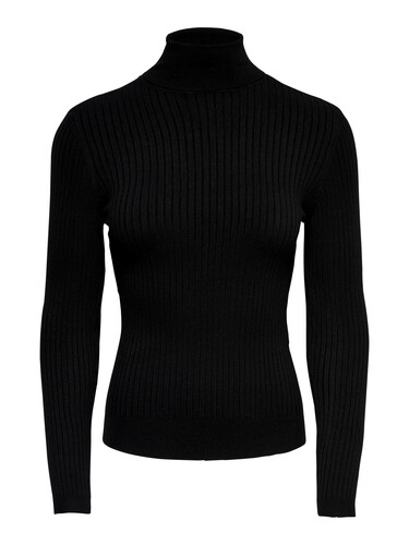 ONLY Damen Rollkragen Feinstrick Pullover Stretch Sweater Oberteil ONLKAROL 