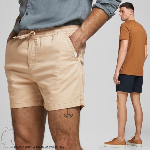Jack & Jones Herren Chino Sport Shorts Kurze Jogger�Bermuda Hose JPSTJEFF JJJOGGER Twill