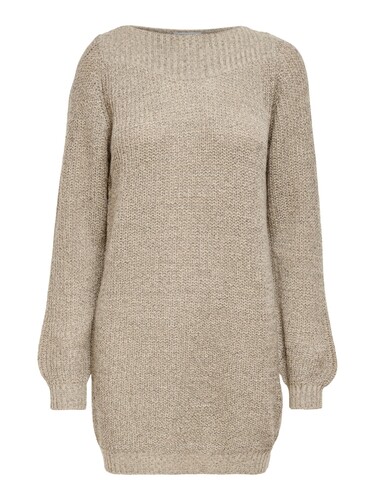 JDY Damen Strickkleid Longsleeve Knit Kleid JDYWHITNEY Dress Pullover 