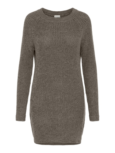 NOISY MAY Damen Langarm Strickkleid Midi Dress Party Jumper NMSIESTA 