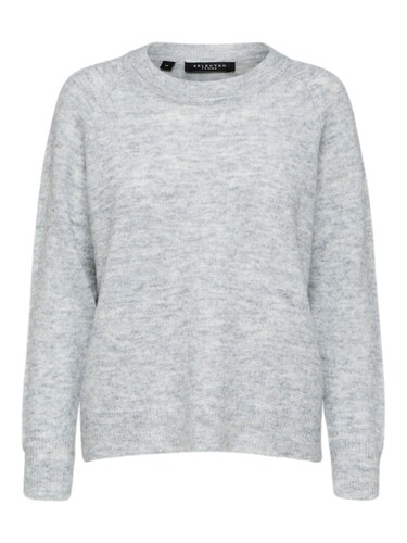 Damen SELECTED Feinstrick Wollpullover Rundhals Strickpullover SLFLULU 