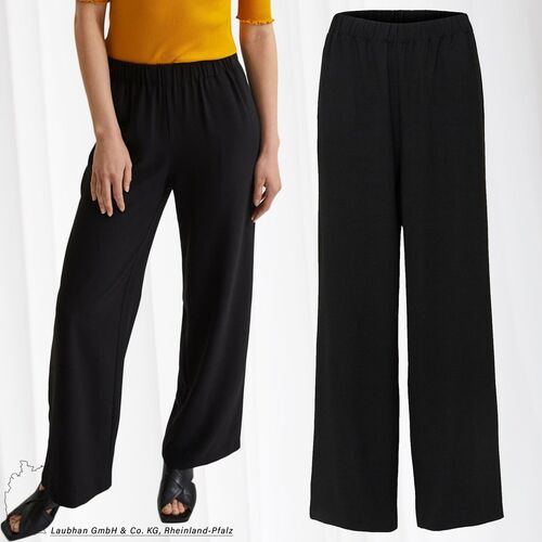 Damen SELECTED Weite Schlupf Stoffhose Marlene Palazzo SLFINNI-RELAXED