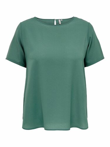 Kurzarm Damen Design Bluse Curvy Plus Size Shirt Gro�e Gr��en �bergr��e 