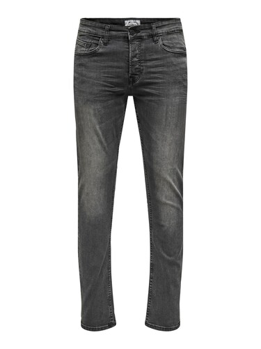 Slim Fit Jeans Basic Denim Hose ONSLOOM Tapered Trousers Stoned Washed 