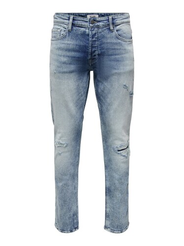 Slim Fit Jeans Basic Denim Hose ONSLOOM Stretch Tapered Trousers 