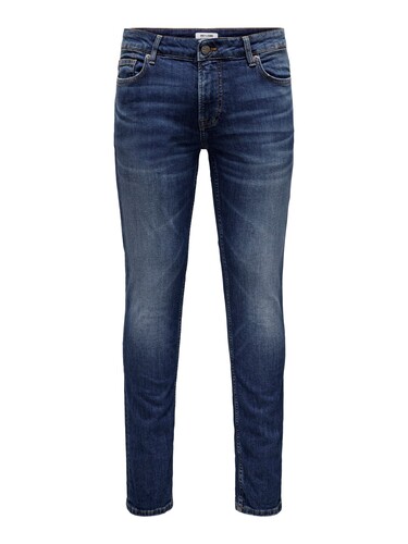 Slim Fit Jeans Basic Denim Hose ONSLOOM Tapered Trousers Stone Wash 