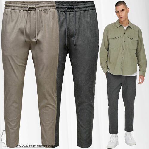Relaxed Stoffhose Chino Freizeit Pants mit Tunnelzug ONSLINUS