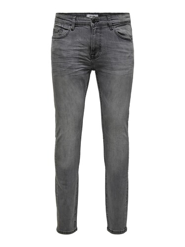 Skinny Fit Jeans ONSWARP Basic Stretch Tapered Denim Hose 