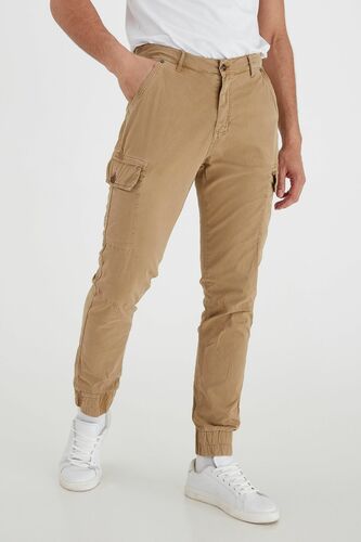 Chino Jogger Relaxed Basic Cargo Stoff Hose �bergr��e Pants BHNAN 