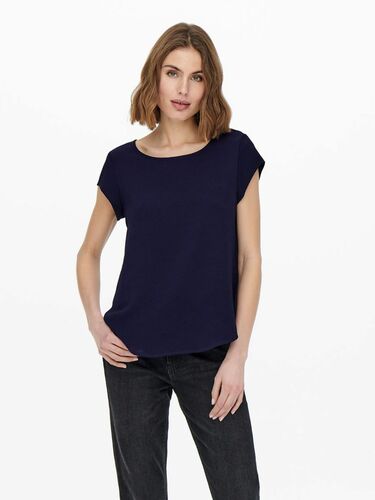 Bluse von Only Damen Kleidung Tops & T-Shirts Kurzärmelige Blusen ONLY Kurzärmelige Blusen 
