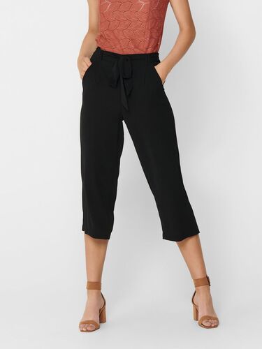 Lockere Culotte Hose Elegante 3/4 Stoff Marlene Pants ONLWINNER 