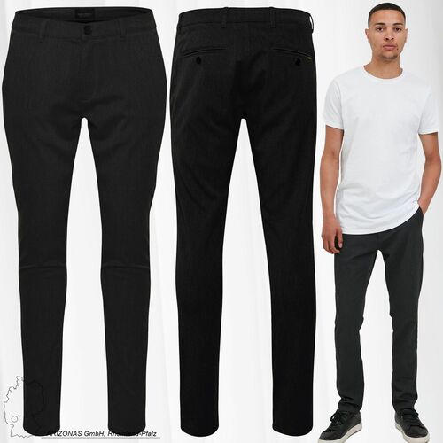 Business Chino Hose Casual Basic Stoff Pants Slim Fit Trousers