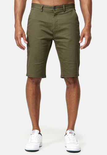 Kurze Chino Shorts Hose Basic Stretch Pants Freizeit Trousers Knielang 