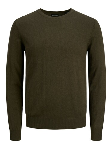 Jack & Jones D�nner Langarm Strickpullover Rundhals Basic Sweater Shirt Jumper JJEEMIL 