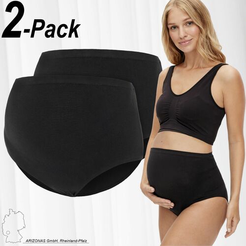 Umstands Slips 2-er Pack Unterhosen �berbauch Panty MLHEAL