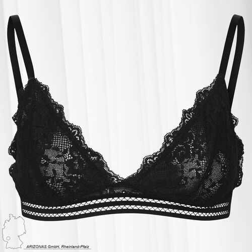 Spitzen Triangel BH ohne B�gel & Polster Lace Bralette Bustier VMANNA